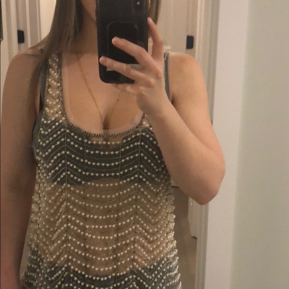 Beaded sheer tank size small NWT - Picture 2 of 6